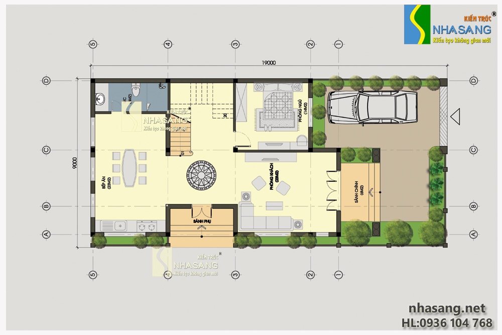mẫu thiết kế biệt thự kiểu pháp 2-3 - 4 tầng đẹp